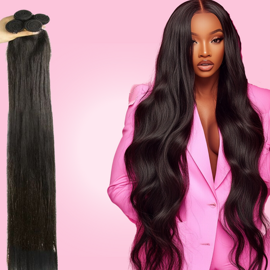30–40 Inch Straight Human Hair Bundles – Long Raw Virgin Hair Extensions | Armani Extensions