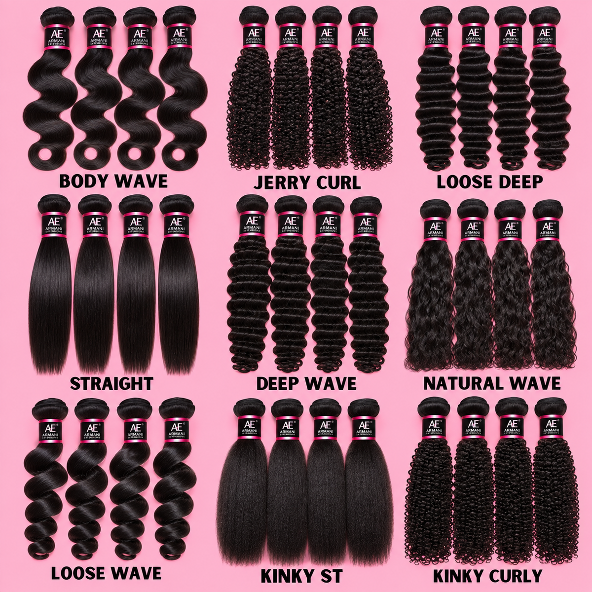 Armani Essential 4 Bundle Deal | Human Hair