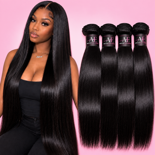 Armani Reserve Luxury Virgin Hair | 4 Bundle Deal | Straight, Body Wave, Deep Wave & Loose Wave | 10-46 Inch