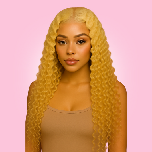 Armani 613 Deep Wave 13x4 180% Lace Frontal Wig