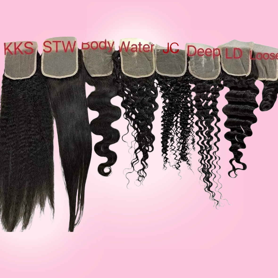 3 BUNDLES & CLOSURE DEAL 4X4|5X5