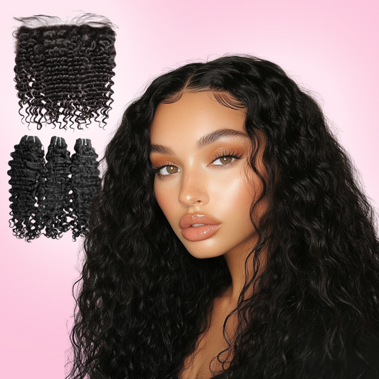 3 BUNDLES & FRONTAL DEAL WW|DW